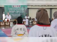 Bupati Blora Buka Ujian Kenaikan Tingkat Cabang Olahraga Taekwondo