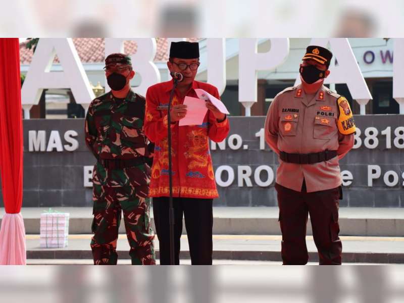 Wakil Bupati Bojonegoro Pimpin Apel Gelar Pasukan Operasi Lilin Semeru 2021