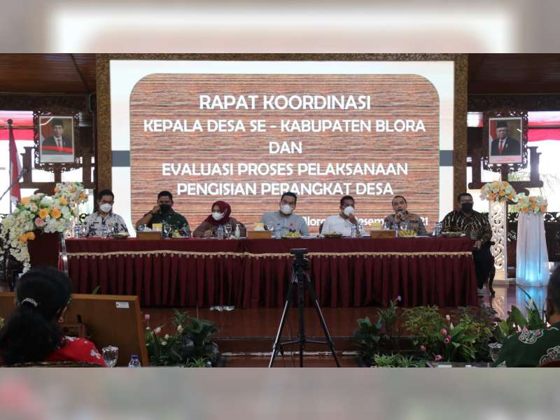 Forkopimda Blora Sepakat Tunda Tahapan Pengisian Perangkat Desa