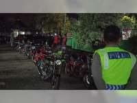 Gunakan Knalpot Brong saat Malam Tahun Baru, 16 Motor di Sumberrejo, Bojonegoro, Diamankan Polisi