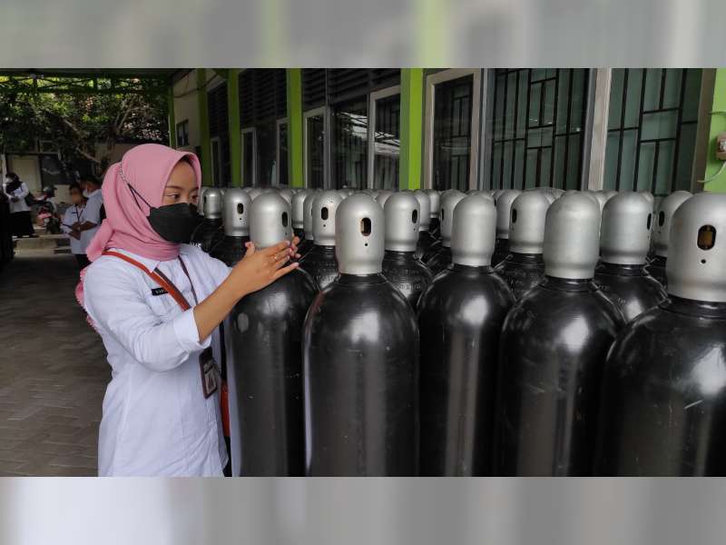 750 Tabung Oksigen Bantuan Diaspora Blora Didistribusikan ke Sejumlah Faskes
