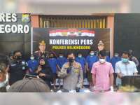Polres Bojonegoro Tangkap 9 Tersangka Kasus Pengeroyokan, 5 Orang Masih DPO