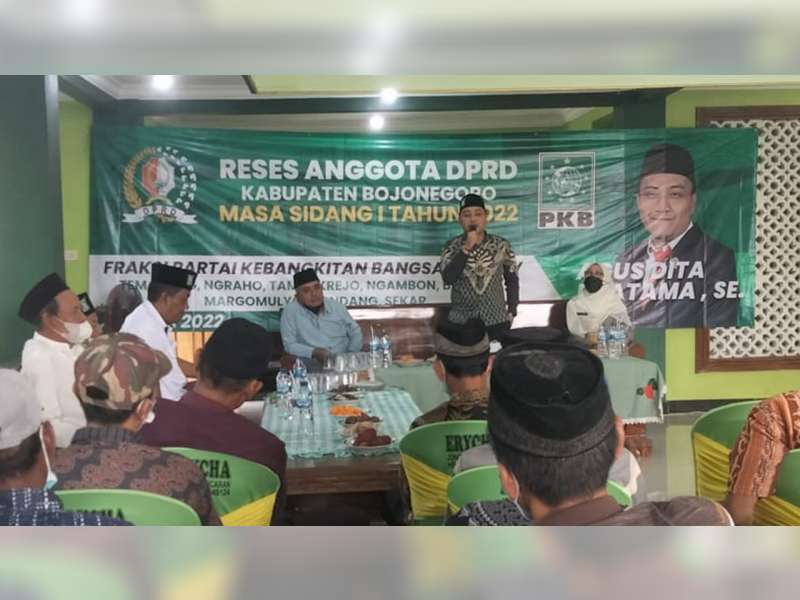 Serap Aspirasi Masyarakat, Anggota DPRD Bojonegoro Dita Pratama Akan Perkuat Sektor Pertanian