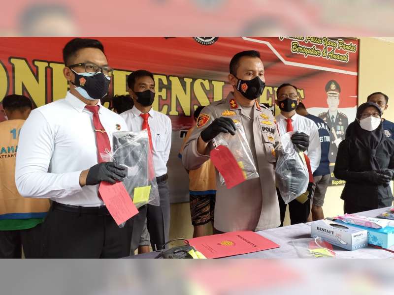 Polres Tuban Berhasil Ungkap 5 Kasus Pencurian dengan 6 Tersangka