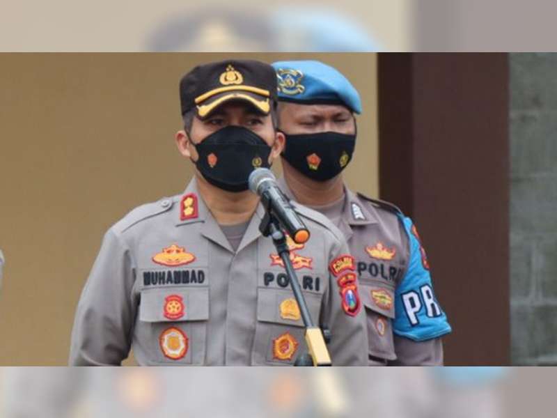 Kasus COVID-19 di Jatim Melonjak, Kapolres Bojonegoro Imbau Masyarakat Disiplin Prokes