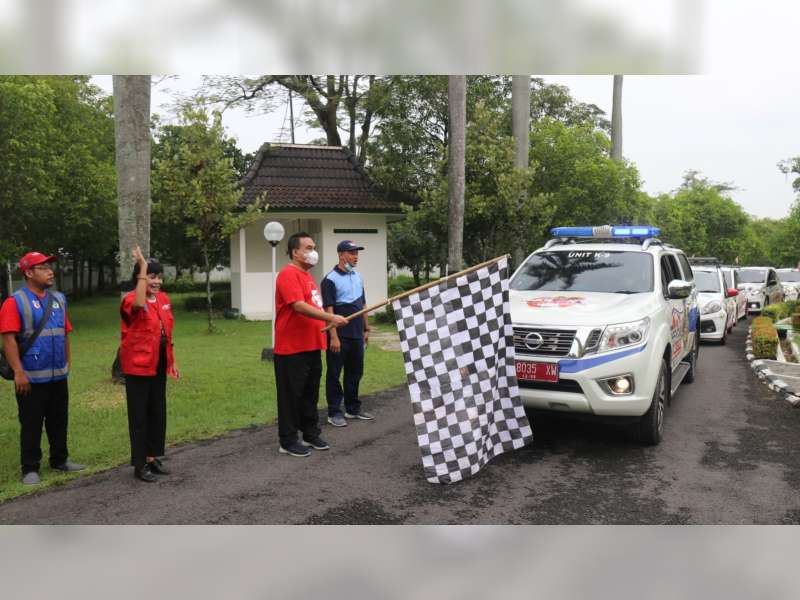 BNNP bersama Komunitas Honda Brio Jateng Sosialisasi Bahaya Narkoba di Blora