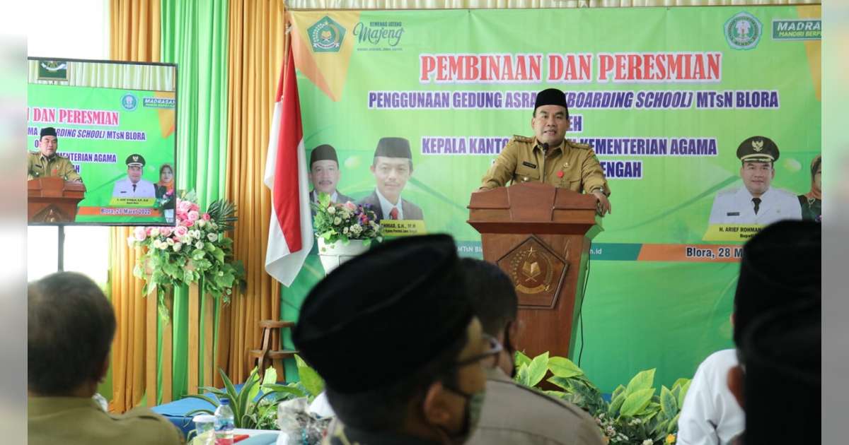 Bupati Harap MTs Negeri Blora Dukung Kemajuan Pendidikan 