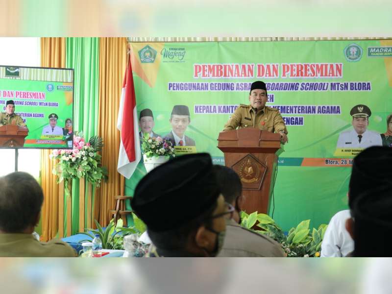 Bupati Harap MTs Negeri Blora Dukung Kemajuan Pendidikan