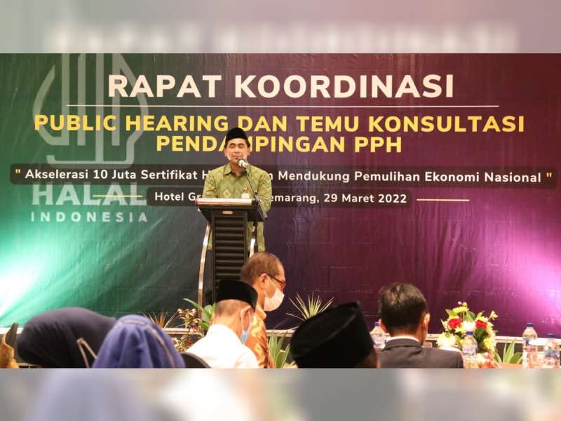 Akselerasi untuk UMKM dari Pemerintah Pusat, Jateng Dapat Jatah Satu Juta Sertifikat Halal