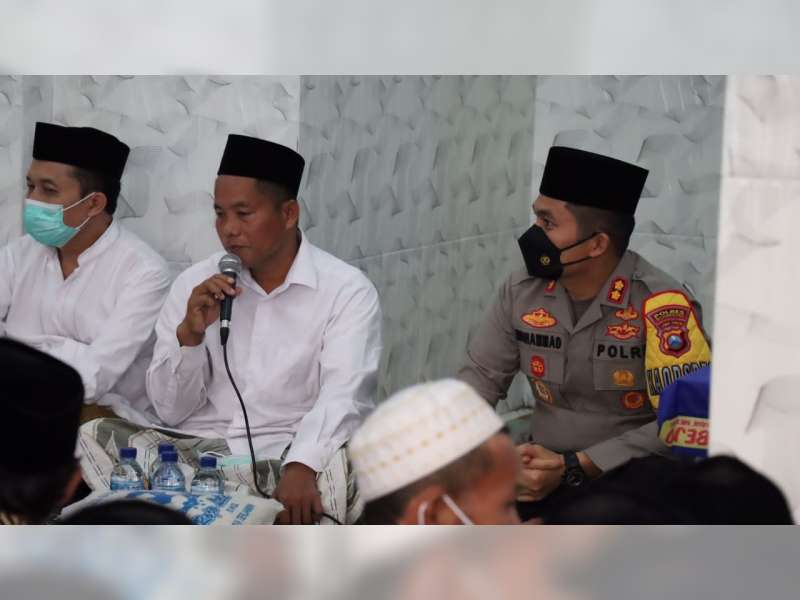 Jalin Silaturahmi, Kapolres Bojonegoro Temui Pengasuh Ponpes Mambaul Falah Kepohbaru