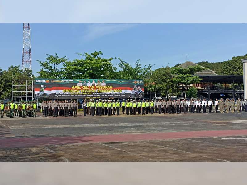 Jelang Lebaran, 321 Personel Gabungan di Tuban Dikerahkan di Posko Mudik