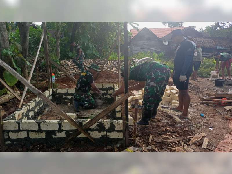 TMMD di Senori, Tuban, Renovasi 20 Rumah Tak Layak Huni
