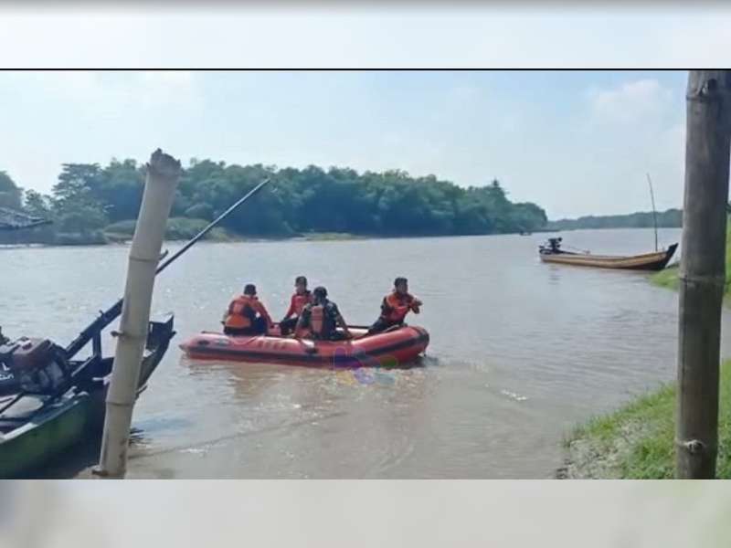 Warga Kanor, Bojonegoro Dilaporkan Tenggelam di Sungai Bengawan Solo, Tim SAR Lakukan Pencarian