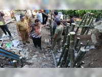 Bupati Blora Kunjungi dan Beri Santunan pada Korban Bencana Tanah Longsor