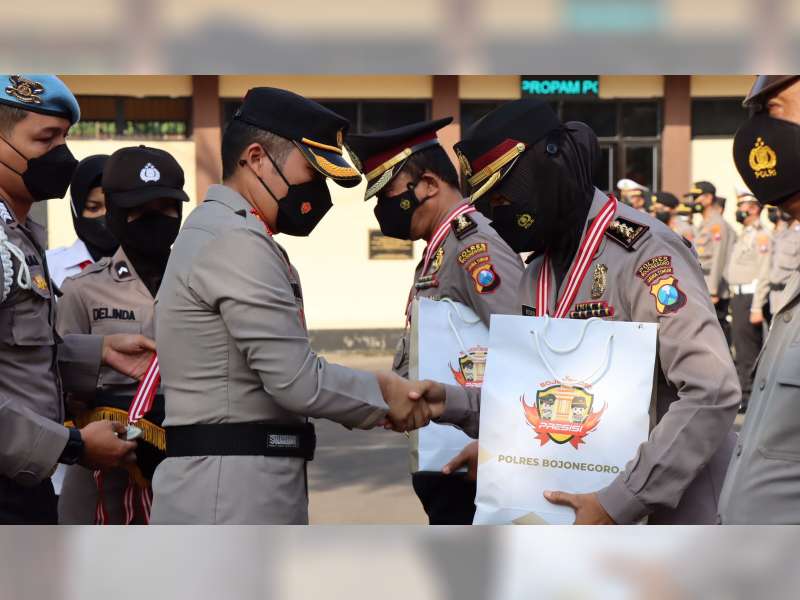 11 Personel Polres Bojonegoro Masuki Masa Pensiun