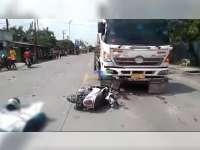 Motor Tabrak Truk Tangki di Kalitidu, Bojonegoro, Pemotor Asal Blora Alami Luka Berat