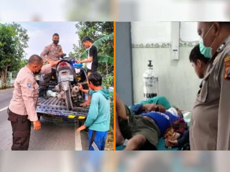 Portal Jembatan Kare di Kanor, Bojonegoro Kembali Memakan Korban, Seorang Pemotor Luka Berat