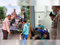 Portal Jembatan Kare di Kanor, Bojonegoro Kembali Memakan Korban, Seorang Pemotor Luka Berat