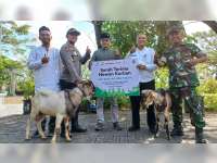 Semangat Berbagi, Karyawan EMCL Serahkan 73 Ekor Hewan Kurban