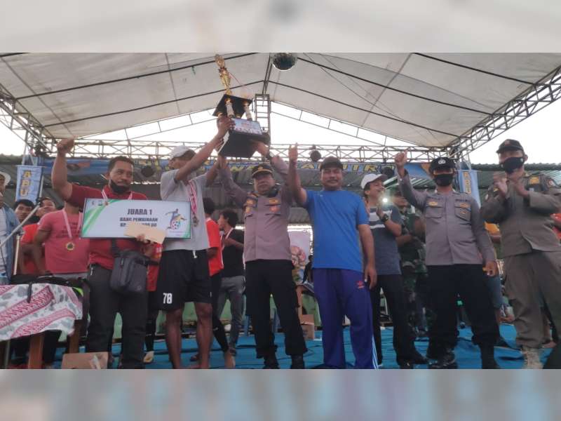 Kalahkan PSG Sidomulyo 5-1, Babad FC Juarai Turnamen Sepakbola Kedungadem Cup 2022