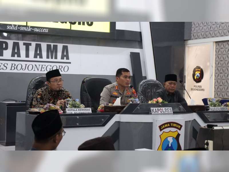 Tangkal Radikalisme di Pondok Pesantren, Polres dan Kemenag Bojonegoro Gelar Pertemuan