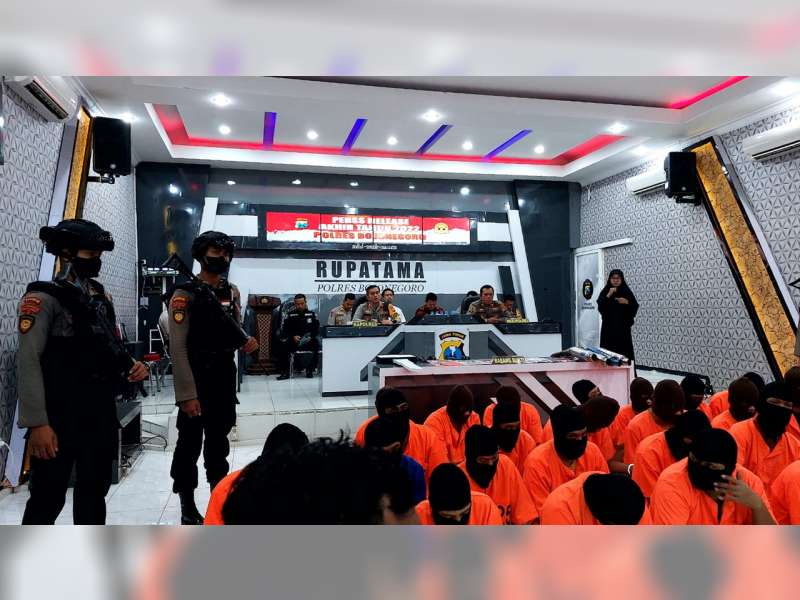 Sepanjang Tahun 2022, Angka Kejahatan di Bojonegoro Alami Kenaikan