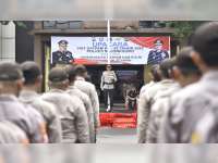 Kapolres Bojonegoro Pimpin Upacara HUT Satpam Ke-42
