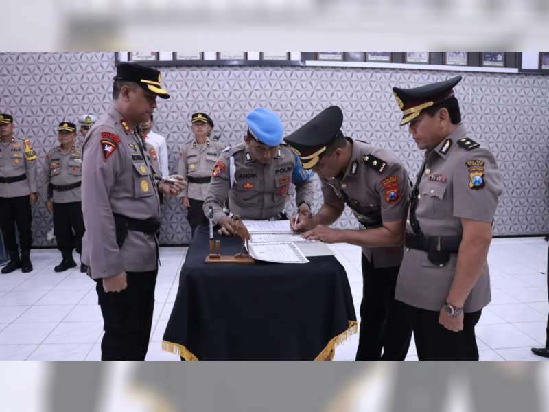 3 Pejabat Utama Polres Bojonegoro Resmi Dimutasi