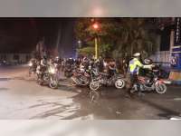 Gunakan Knalpot Brong, Puluhan Motor Diamankan Sat Lantas Polres Bojonegoro