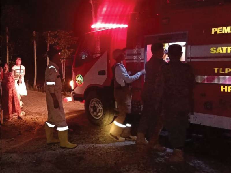 Gudang Oven Nampu Milik Warga Kradenan Blora Ludes Terbakar