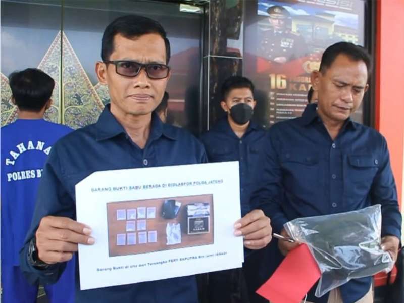 Dua Pengedar Sabu Dibekuk Satnarkoba Polres Blora