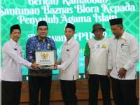 Pemkab Blora Santuni Penyuluh Agama, Relawan PUPR dan Pasien Kurang Mampu