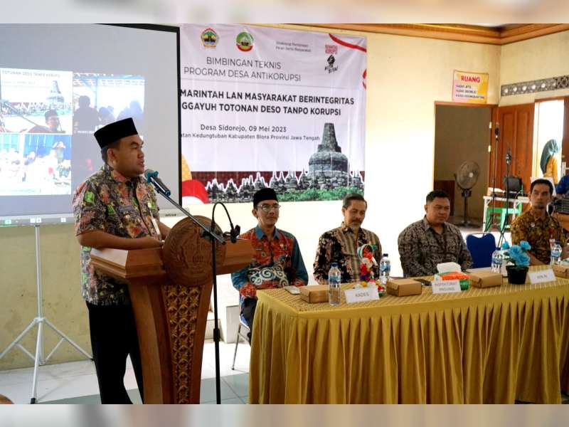 Galakkan Program Desa Antikorupsi di Blora, Bupati: Jangan Ada Kades Terjerat Lagi
