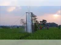 Semburan Air Bercampur Belerang di Desa Kunci, Bojonegoro Aman untuk Pengairan Pertanian