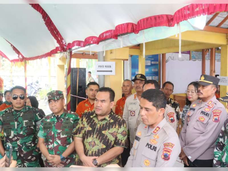 Forkopimda Blora Periksa Lokasi Pelaksanaan Pilkades Serentak 2023