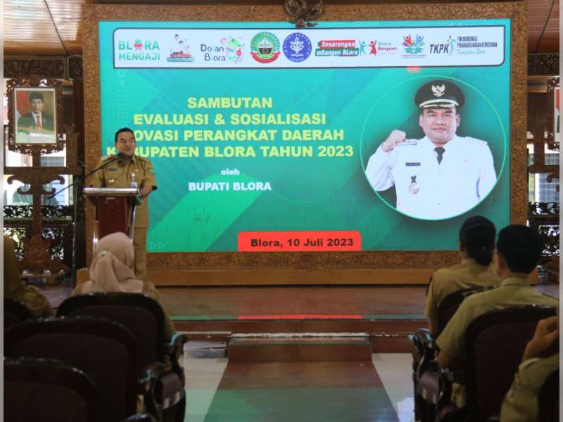 Bupati Blora: Kepala Perangkat Daerah Tidak Inovatif Bakal Dievaluasi