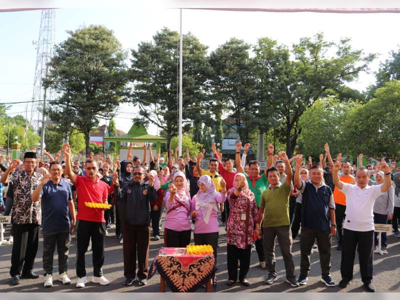 Bantu Tangani Stunting, Ratusan Pegawai Setda Blora Sedekah Telur Tiap Jumat