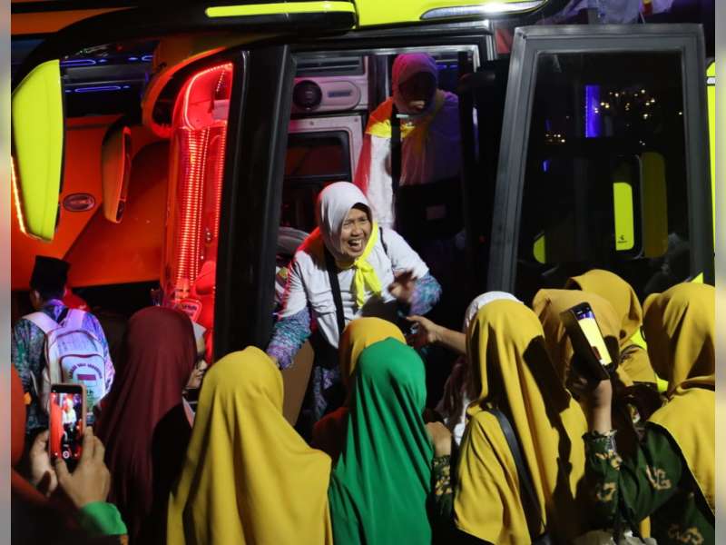 668 Jamaah Haji Asal Blora Tiba di Blora, 2 Jamaah Meninggal