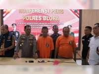 Curi Ternak Sapi di Blora, Warga Bojonegoro dan Temannya Warga Blora Ditangkap Polisi
