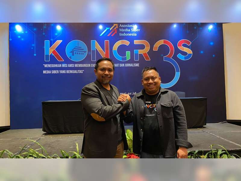 Wahyu Dhyatmika dan Maryadi Terpilih Pimpin AMSI Periode 2023-2027