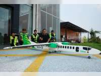 Belajar Otodidak, Bocah Blora Ini Rakit Pesawat Terbang Jenis ATR 72