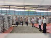 Pastikan Keamanan Logistik Pemilu, Kapolres Blora Cek Gudang KPU