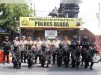 Jelang Pemilu, Wakapolda Jateng Cek Perbatasan Cepu-Jawa Timur