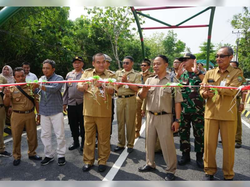 Bupati Blora Resmikan Jembatan Badong, Harap Bisa Buka Akses Blora Selatan