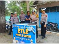 Ditlantas Polda Jateng Gelar Sosialisasi ETLE Drone di Kabupaten Blora