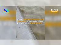 Viral, Seorang Pencari Ikan Tercebur di Bengawan Solo Bojonegoro