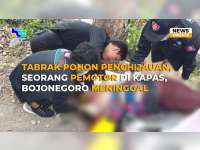 Tabrak Pohon di Pinggir Jalan, Seorang Pemotor di Bojonegoro Meninggal