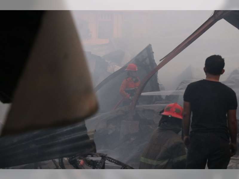 Kios Pasar Medang, Blora Ludes Terbakar