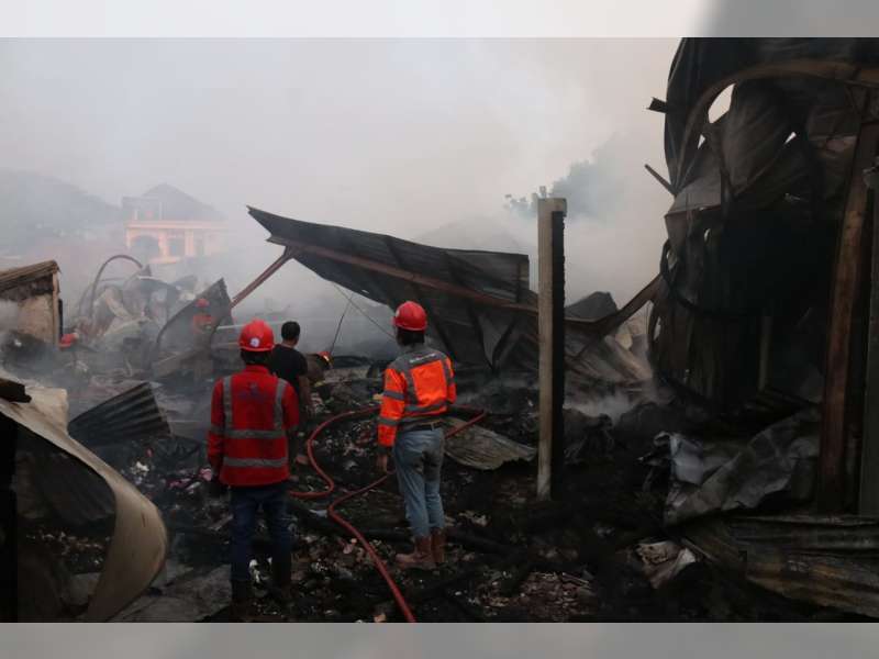 Pasar Medang Blora Terbakar