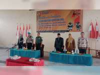 Polisi di Kepohbaru, Bojonegoro Laksanakan Pengamanan Pelantikan Anggota PTPS